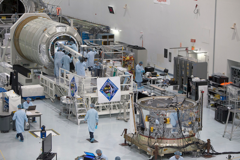 Illustration for article titled Watch the Cygnus Get Ready for Its First Post-Explosion Cargo Run to the Space Station